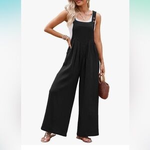 Casual Wide Leg Sleeveless Jumpsuit NWOT